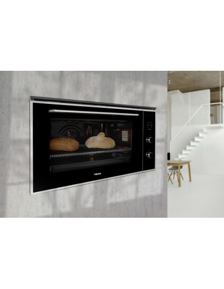 Horno HLF 940 Multifunción 90 cm Cristal Negro