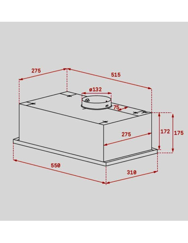 TEKA Grupo filtrante GFG 2 INOX. 40446753, Menos de 60 cm, Clase E