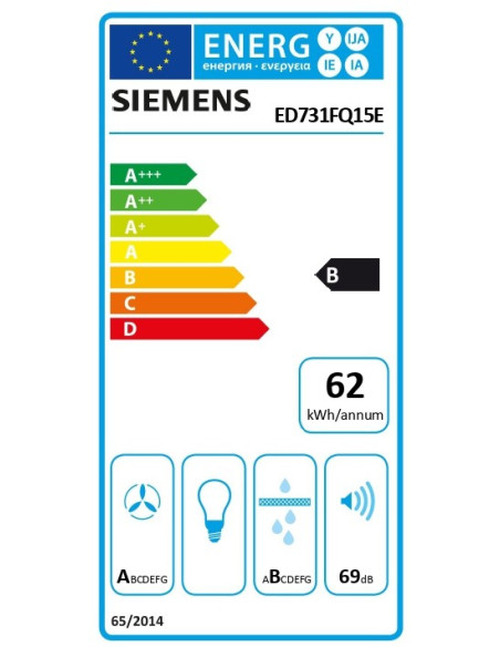 Siemens ED731FQ15E iQ500 Placa de inducción con extractor integrado -  Electro Gama