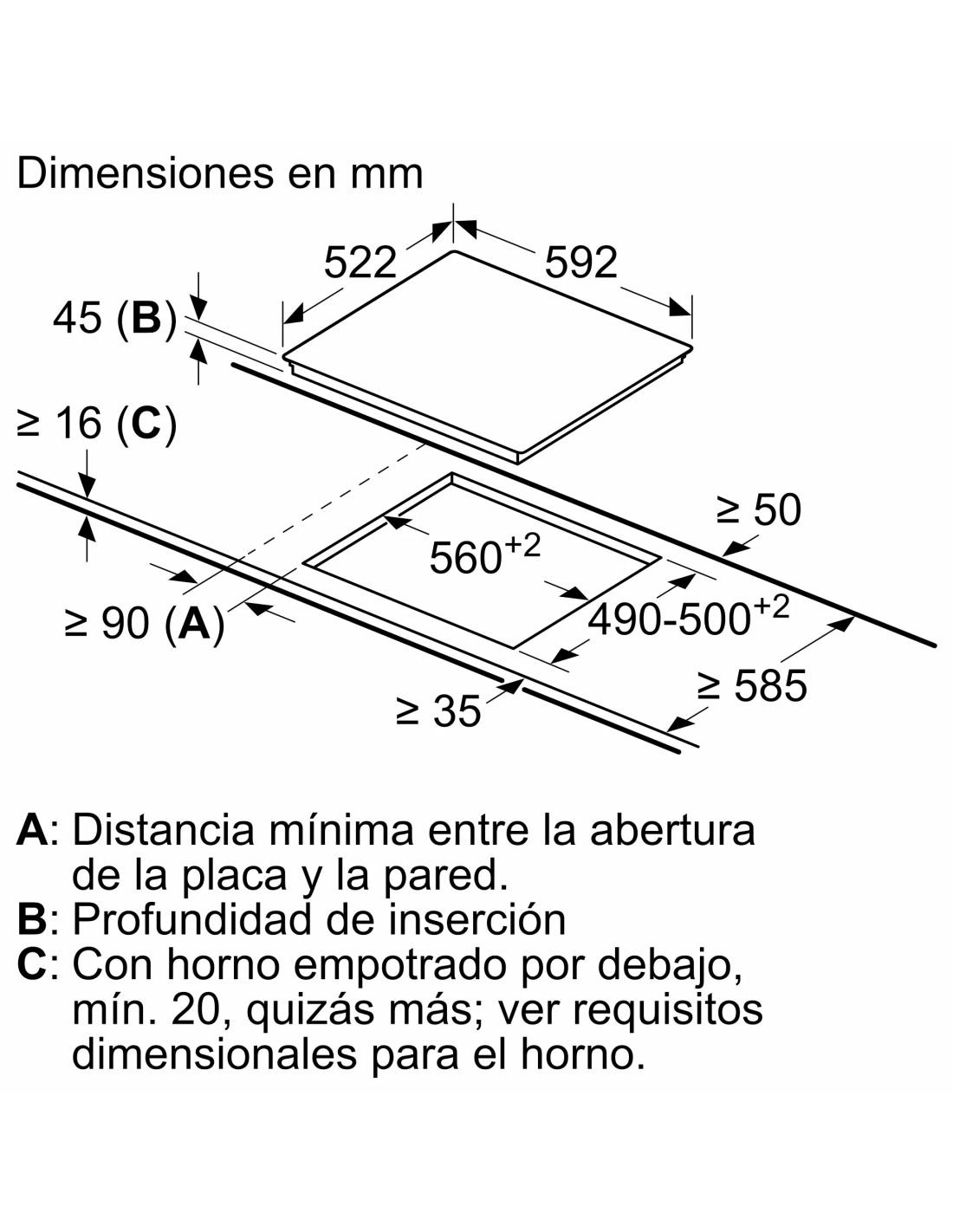 Placa Vitrocerámica - Balay 3EB761EN, 4 Zonas de Cocción, 60 cm, Negro