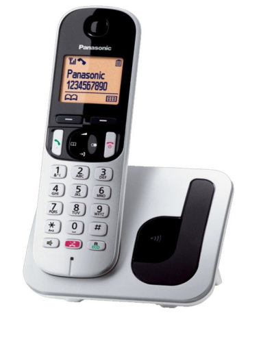 TELEFONO DECT PANASONIC KXTGC250SPS SILVER